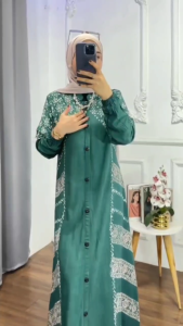 GAMIS TWILL KLOK KANCING KEKINIAN