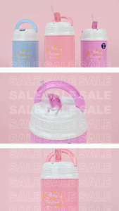 กระติกเอสเก็บความเย็นกิโม ลายดอกเดซี่ ขนาด 2L เก็บความเย็นได้นาน4-6ชั่วโมง 🌟 ผลิตจากพลาสติก Food Grade 🌟 ผลิตจากพลาสติกคุณภาพเกรด A ทนทาน