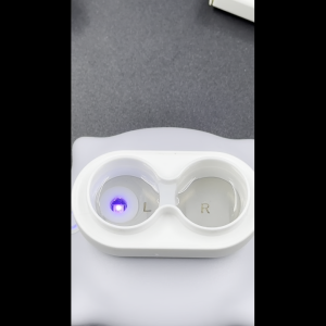UltraNu M2 Small Rechargeable Ultrasonic Contact Lens Cleaner 165000 Times Vibration IPX7 Waterproof