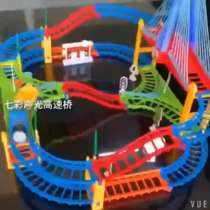 KIDS PLAY&LEARN Fun Toy Set DIY Assembly Track Railway Thomas Train Track Toy