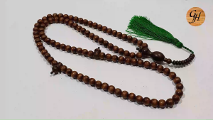 Tasbih kayu kombinasi setigi wulung dan galih asen gandul 10 mm 99 butir