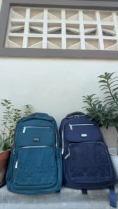 Tas Ransel Jumbo Kanvas Pria Wanita z-702#