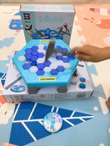 Family Games Board Toys Penguin Trap Break The Ice Game Save Penguin On Ice Block Party Supplies Fun Toys Game for Kid