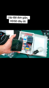 [TẶNG PIN] Công Tắc 3 NÚT Cảm Ứng Mặt Kính Phát Sóng RF 433Mhz- Điều khiển từ xa- MÀU ĐEN / TRẮNG