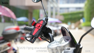 ส่งเร็ว ส่งไว Hoco CA73 Bicycle motorcycle holder Flying ขาตั้งมือถือติดจักรยาน ที่จับโทรศัพท์มือถือสำหรับรถมอไซค์