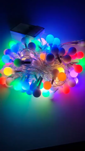 Lampu tumblr anggur warna rainbow 10 meter