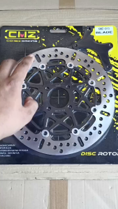 PIRINGAN CAKRAM BLADE REVO ABSOLUTE SUPRA X 125 HELM IN DISC 300mm BRAKE ROTOR RETRO BULAT CMZ RACING BLACK EDITION