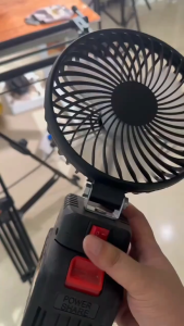 8 inch Cordless rechargeable electric fan Strong wind force 48V Outdoor large capacity makita battery Portable camping