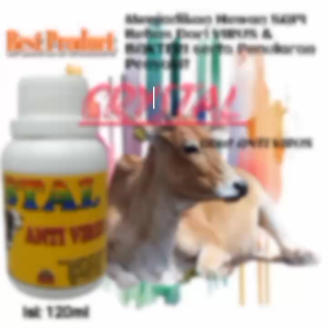 OBAT ANTI VIRUS CRYSTAL untuk Hewan SAPI Cair 120ml