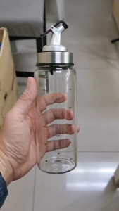 ขวดใส่น้ำมันมะกอก 300 มล.  Borosilicate ขนาด 6x21 ซม.