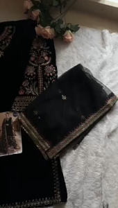 PRE ORDER 15 DAYS - READYMADE EMBROIDERED GEORGETTE PAKISTANI PUNJABI SUITS