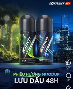 [ Giá Rẻ TĂNG THÊM 20% Dung Tích ] Lăn Khử Mùi Nam XMen Amazon Hunt/ Vegas Delight 50ml - Lưu Hương Lâu -Công Nghệ Mùi Hương Mới