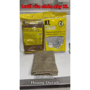 Lưới rửa chén bát miếng rửa chén lưới KL Clean loại dày .