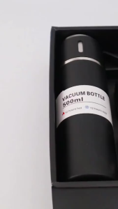 Thermos Termos Air Panas dan Dingin Stainless Steel 500 ML Vacuum Flask ift Box Hampers Botol