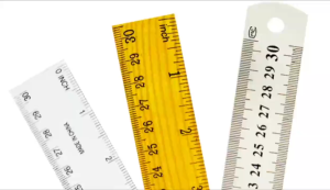 12inch Ruler Transparent ruler wooden ruler steel ruler Measuring Tool Student ruler stationery KERMODE