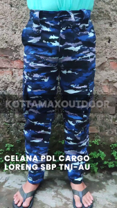 CELANA PANJANG CARGO PDL LORENG KAMUFLASE SBP TNI AU AURI ARMY