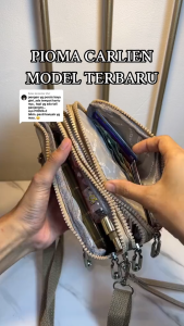 DEOBAGS SELEMPANG HP WANITA / DOMPET HP PIOMA NYLON ADA TEMPAT KARTU / DOMPET NYLON / DOMPET UANG KARTU PIOMA CARLIEN 00D0023