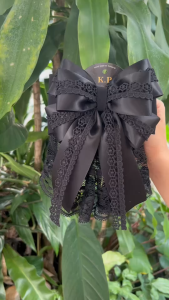 โบว์ติดผม เน็ตติดผม กิ๊บติดผม เครื่องประดับผม แฟชั่น อุปกรณ์ตกแต่งผม โบว์ใหญ่ โบว์พยาบาล ข้าราชการ hair bow