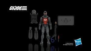 G.I. Joe Classified Series Retro Cardback Cobra Eel Collectible 6 Inch Action Figure with 7 Accessories