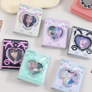 Card Album Collection Cute Cat Paw Series Pattern DIY Laser Art Craft Stickers Decoration Scrapbooking Diary Journal Washi Photo Album Photocards Gift Wrapping Kpop Collection