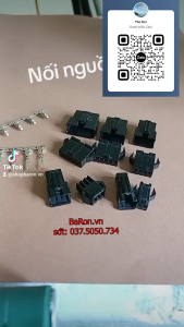 Giắc NỐI NGUỒN SM 2.54MM các loại 2/3/4/5 pin TÙY CHỌN VỎ ĐỰC CÁI BaRon.vn BARON.VN