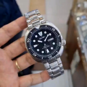 [Promo] Jam Tangan Pria Seiko SRPC23K1 Prospex Sea Turtle Black Dial Stainless Steel Strap Original Garansi 2 Tahun [✔COD][100% Authentic]