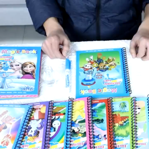 PROMO - Magic Water Book/Buku Gambar Air Ajaib Anak/Graffiti Buku Lukisan Air /buku mewarnai ajaib / Buku mewarnai water doodle /mainan edukas anak /mainan murah