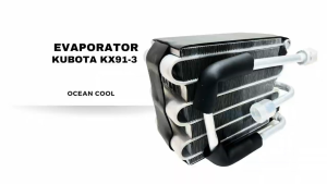 คอยล์เย็น คูโบต้า KX91 EVA0238 EVAPORATOR KUBOTA KX91-3 ตู้แอร์ คอยเย็น คอล์ยเย็น