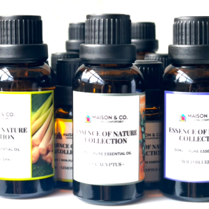 Maison & Co. 100% Pure Essential Oil (10/30ml) for Nebulizer & Diffuser | Lavender Lemongrass Scent