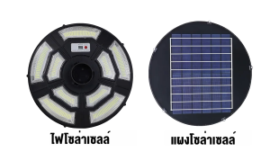 ไฟโซล่าเซลล์ UFO ไฟถนนโซล่าเซลล์ 15000000W ไฟถนนเซลล์สุริยะ Solar light ไฟพลังงานแสงอาทิตย์ เซลล์แสงอาทิตย์ ไฟ LED พลังงานแสงอาทิตย์ ไฟถนน Solar street Light กันน้ำIP 67