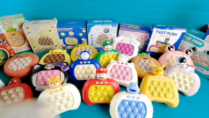 Pop it Electric Viral Mainan Anak popit Gen 3 LCD Machine Push Toy