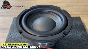 ลำโพงมิดเบส 6.5นิ้ว ยี่ห้อ MEGA AUDIO รุ่น MA-600V1 180watt 4โอห์ม ลำโพงติดรถยนต์ ดอกลำโพง ลำโพงเสียงกลาง (ราคาต่อดอก)