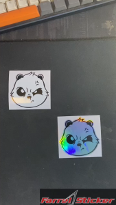 Stiker Kepala Panda 7CM: Dekorasi Unik untuk Aksesori Interior