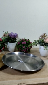 CHOBIG Piring Makan Premium Stainless Steel Korea Sujeo Sultan Plate