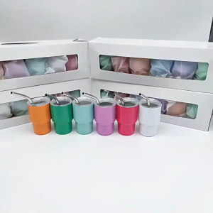 Litake Sublimation Mini Shot Tumblers Stainless Steel Shot Glasses With Straw Double Wall Vacuum Insulated Cups 2oz Shot Glass With Lids For Drinks Coffee Cocktails