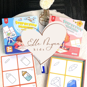 Tracing Drawing Kit | Set Latihan Lukisan Kanak-Kanak Erasable Reusable Kids Early Learning Toy