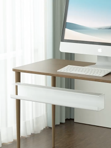 55CM Cable Management Tray Kabel Pengatur Kabel Bawah Meja Socket Kabel Holder Management Penjepit SystemCable Silicone Organizer Kotak Manajemen Kabel Di Bawah Meja