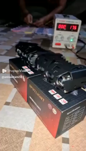 Lampu Laser LED D2 D3 transformer 3 mata SQL 3 mata lensa putih - kuning / Lampu Tembak Laser / Lampu Tembak SQL 3 lensa