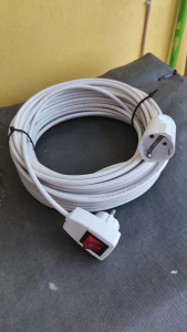 Colokan Sambungan Kabel Listrik Steker ON / OFF / Extension Wire Panjang Kabel 1 - 20 Meter