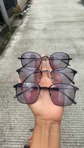 BAYAR DITEMPAT KACAMATA ANTI RADIASI-KACAMATA PHOTOCROMIC OVAL FASHION TITANIUM KOREA STYLE