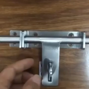 UG Anti Theft Gate Lock Hardware Stainless Steel Slide Door Bolt Easy Install Latch