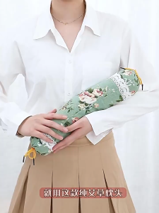 Wormwood Cervical Spine Pillow Non-defrmation Cervical Pillow Moxa Mugwort Physiotherapy Traction Neck Waist Health Massage Washable Shell Fabric