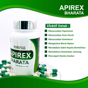 Obat Vertigo Migrain Ampuh APIREX BHARATA Obat Hipertensi Sakit Kepala Berlebihan Herbal Original