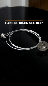 DPS Hanging Chain Ceiling Display System -Upper and Side Clip Set for Foam Board Gallery & Mall Sign