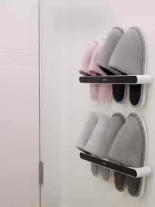 Ecoco Shoe Storage Wall-mounted Shoe Storage Organizer No Drilling Slipper Rack Shoe Rack Organizer