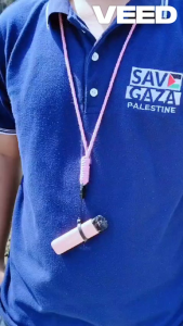 Tali Lanyard Macrame Polos Aksesoris Id Card Phone