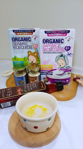 MommyJ Organic Japonica Rice Cereal/ 3 GrainsBaby Cereal (6m +) (9m +)