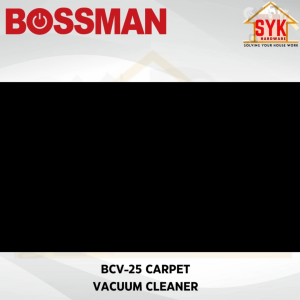 SYK Bossman BCV-25 Carpet Wet and Dry Vacuum Cleaner Multipurpose Vacuum Home Appliances Mesin Vacum 25L