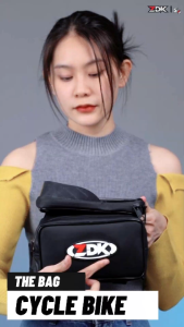 [ZDK-S1-S3-S6] Túi treo sườn xe đạp cao cấp chất liệu Polyester và PVC kết hợp dây khóa ngược và bọc viền cao su có khả năng kháng nước