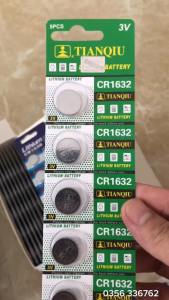 Pin CR1220 CR1616 CR1620 CR1632 CR2016 CR2025 CR2032 LITHIUM điện thế 3V (Giá 1 viên). Sử dụng cho các thiết bị điện tử